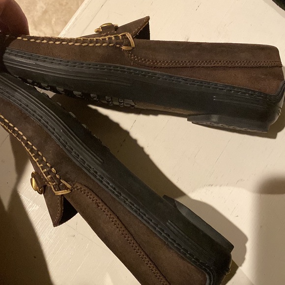 Beautiful GUCCI Drivers. Worn maybe once. EUC.Slip on horse bit style. Brown 7.5 - Picture 6 of 6